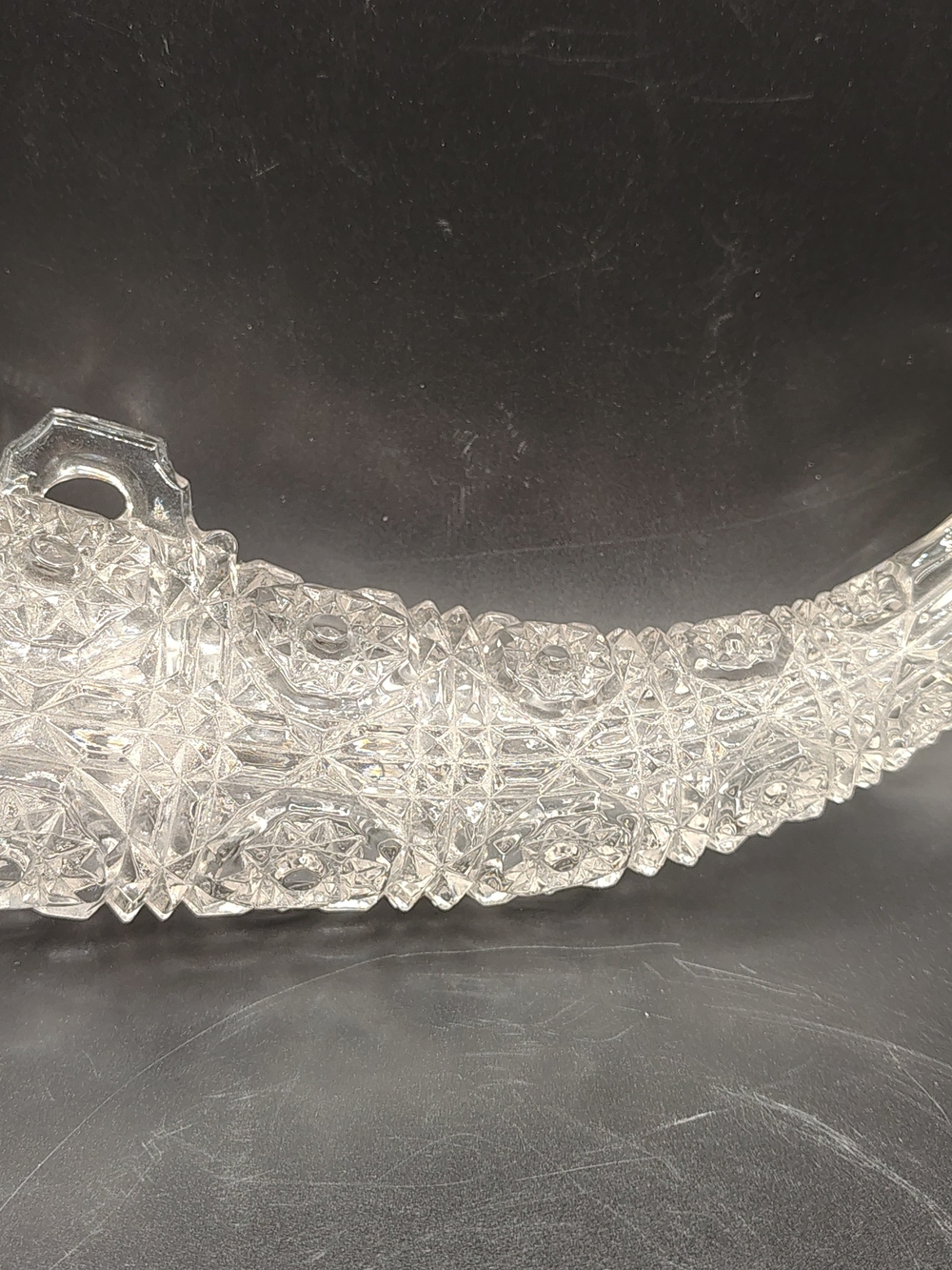 Vintage EAPG Cornucopia Hanging Flower Holder